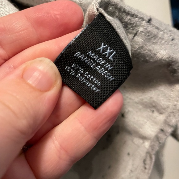 Marc Anthony Mens Long Sleeve Button Down XXL Slim Fit Camo - Picture 4 of 12